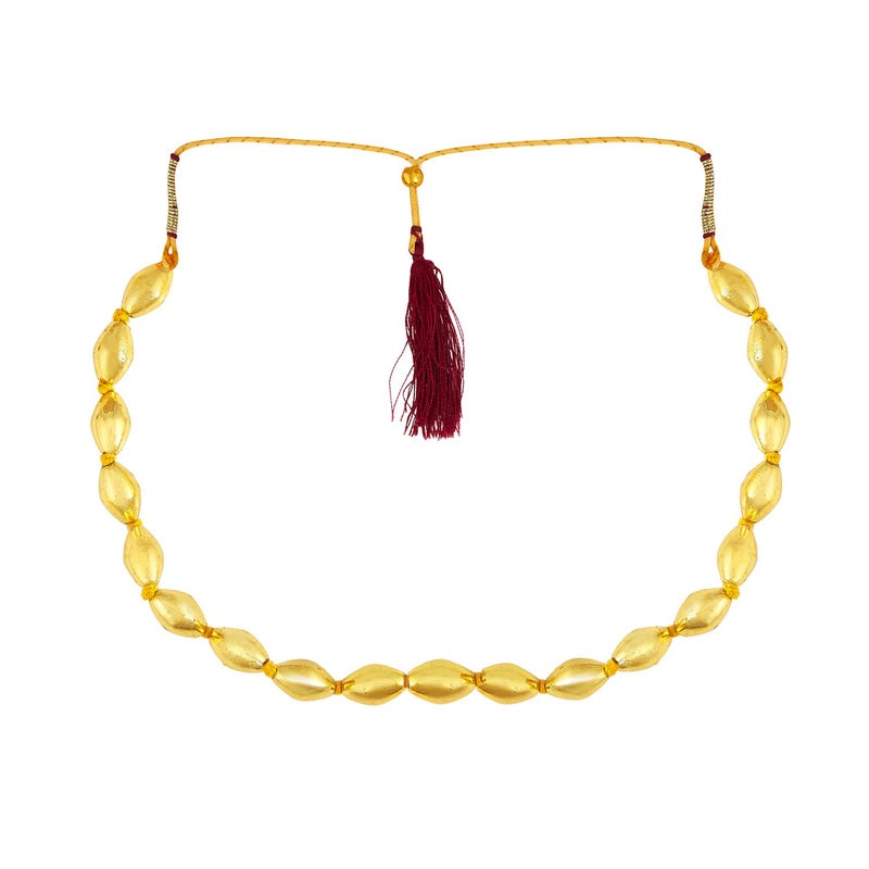 BodhaGold Plated Traditional Indan Thushi Style Necklace Jewelry for Women &(SJ_2290) - Image 3